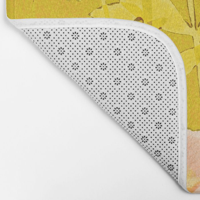 Grandma's Flowers (Yellow) Bath Mat Gallery Image 2