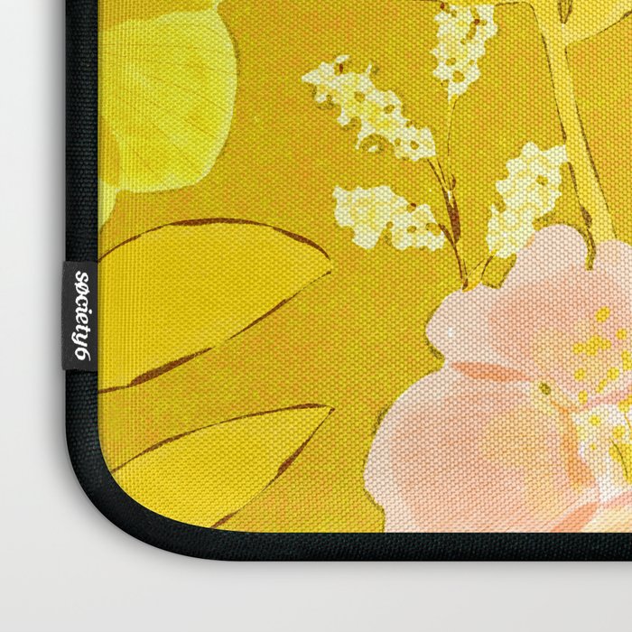 Grandma's Flowers (Yellow) Laptop Sleeve Gallery Image 3