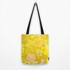 Grandma's Flowers (Yellow) Tote Bag Gallery Image 2