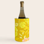Grandma's Flowers (Yellow) Wine Chiller Gallery Image 2