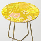 Grandma's Flowers (Yellow) Side Table Gallery Image 2
