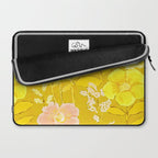 Grandma's Flowers (Yellow) Laptop Sleeve Gallery Image 2