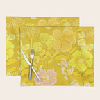 Grandma's Flowers (Yellow) Placemat Gallery Image 1