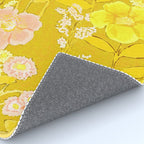 Grandma's Flowers (Yellow) Rug Gallery Image 4