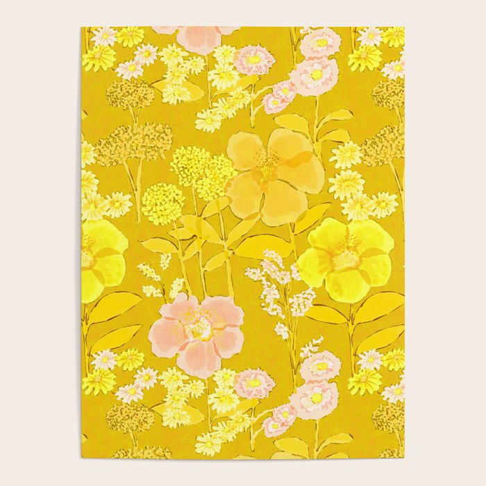 Grandma's Flowers (Yellow) Poster Gallery Image 4