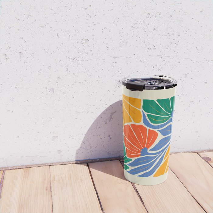 Starlight Summer: Matisse Foliage | Flower Market 002 Travel Mug Gallery Image 4
