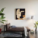 Abstract Face 55 Wood Wall Art Gallery Image 2