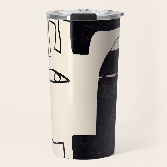 Abstract Face 55 Travel Mug Gallery Image 1