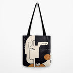 Abstract Face 55 Tote Bag Gallery Image 2