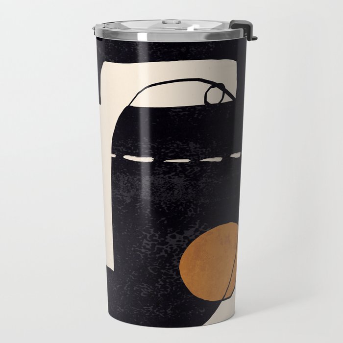 Abstract Face 55 Travel Mug Gallery Image 2