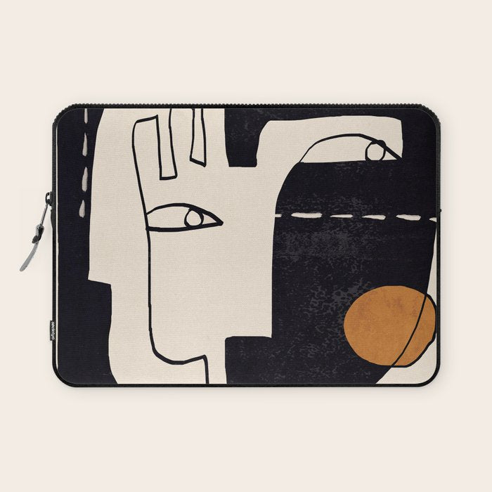 Abstract Face 55 Laptop Sleeve Gallery Image 1