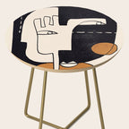 Abstract Face 55 Side Table Gallery Image 2