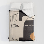 Abstract Face 55 Duvet Cover Gallery Image 6