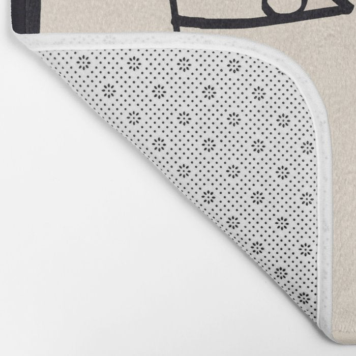 Abstract Face 55 Bath Mat Gallery Image 2