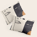 Abstract Face 55 Pillow Sham Gallery Image 3
