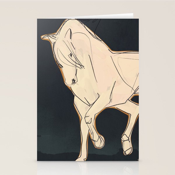 White Horse 2 Stationery Card Gallery Image 1