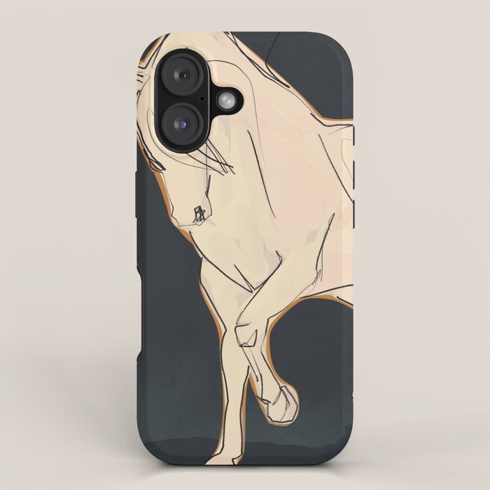 White Horse 2 iPhone Case Gallery Image 1
