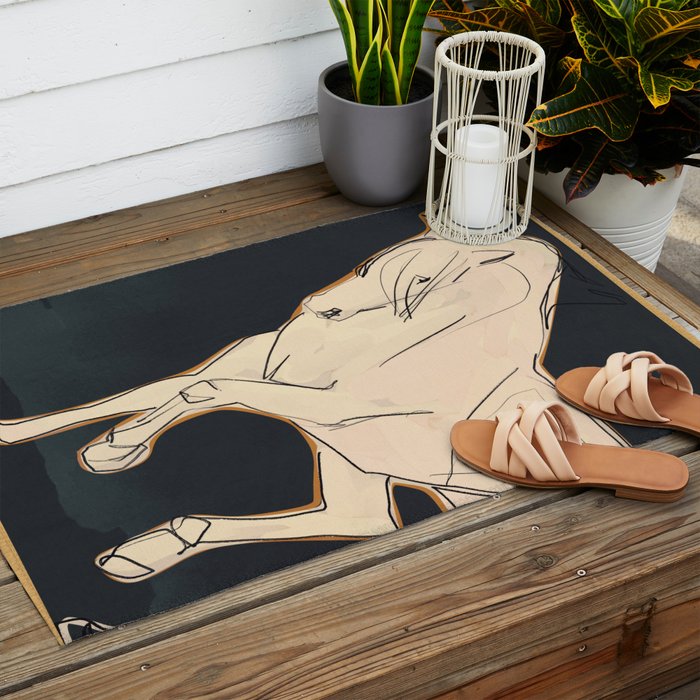 White Horse 2 Outdoor Rug Gallery Image 2