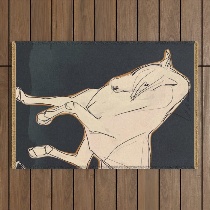 White Horse 2 Outdoor Rug Gallery Image 1