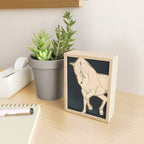 White Horse 2 Mini Art Print Gallery Image 2