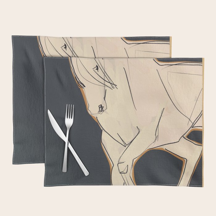 White Horse 2 Placemat Gallery Image 1