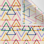 Colorful Triangle Stamp Pattern Wall Tapestry Gallery Image 3