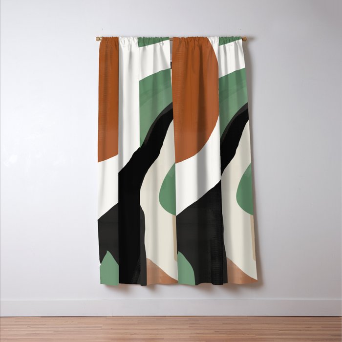 Abstract Art 37 Window Curtain Gallery Image 3