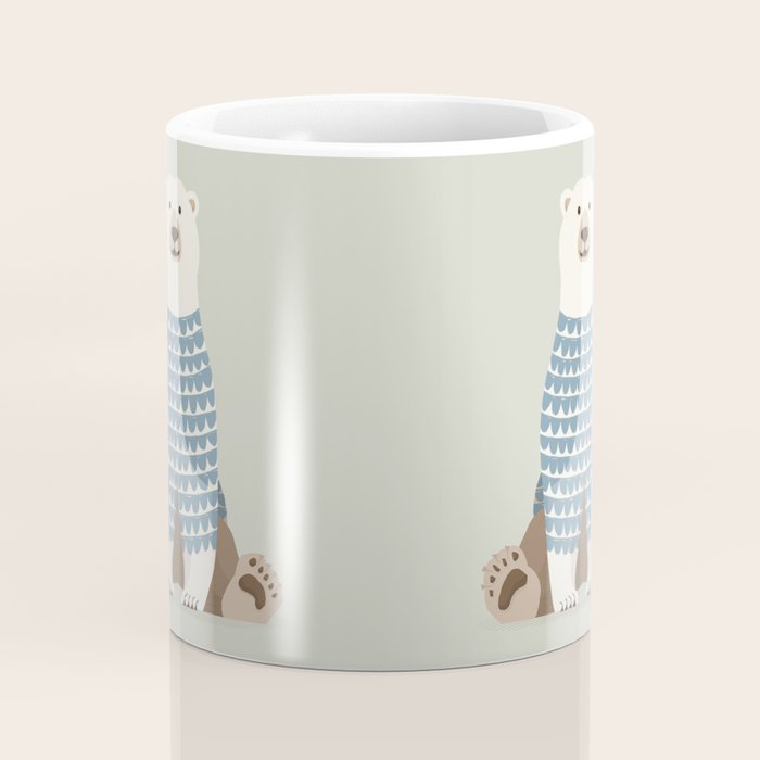Whimsical Polar Bear Coffee Mug Gallery Image 4