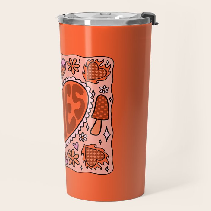Aries Heart Travel Mug Gallery Image 2