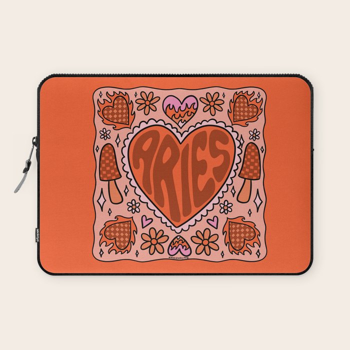 Aries Heart Laptop Sleeve Gallery Image 1
