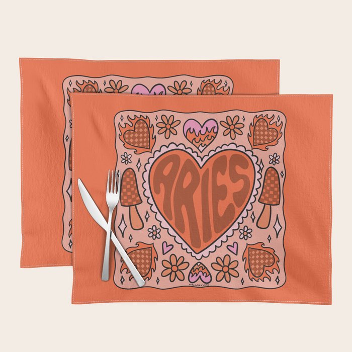 Aries Heart Placemat Gallery Image 1