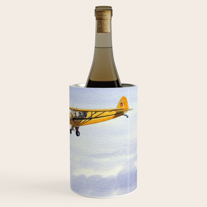 J-3 Piper Cub Aircraft Wine Chiller Gallery Image 3