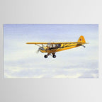 J-3 Piper Cub Aircraft Tablecloth Gallery Image 2
