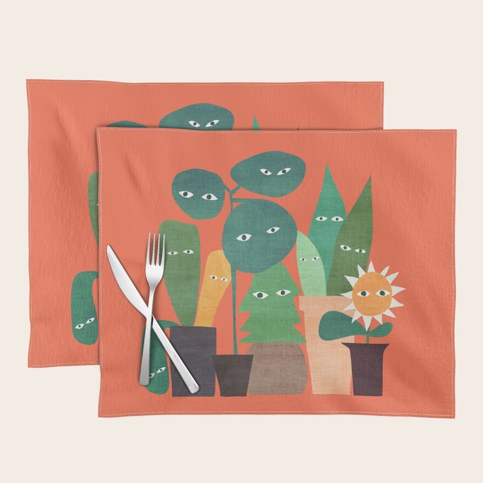 The plants are watching (paranoidos maximucho) Placemat Gallery Image 1