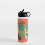 The plants are watching (paranoidos maximucho) Water Bottle Gallery Image 1
