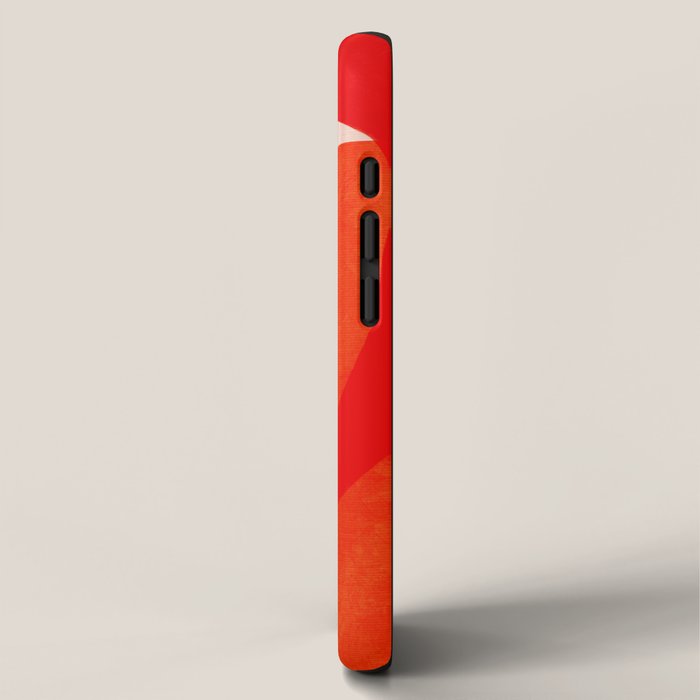 relations IV - pink shapes minimal painting iPhone Case Gallery Image 2