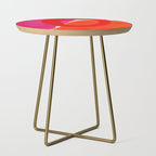 relations IV - pink shapes minimal painting Side Table Gallery Image 1