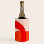 relations IV - pink shapes minimal painting Wine Chiller Gallery Image 3