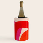 relations IV - pink shapes minimal painting Wine Chiller Gallery Image 1
