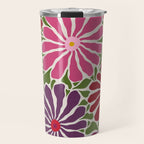 Lazy Florals #3 Travel Mug Gallery Image 1