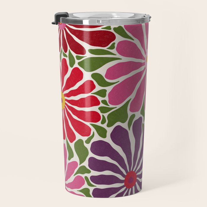 Lazy Florals #3 Travel Mug Gallery Image 3