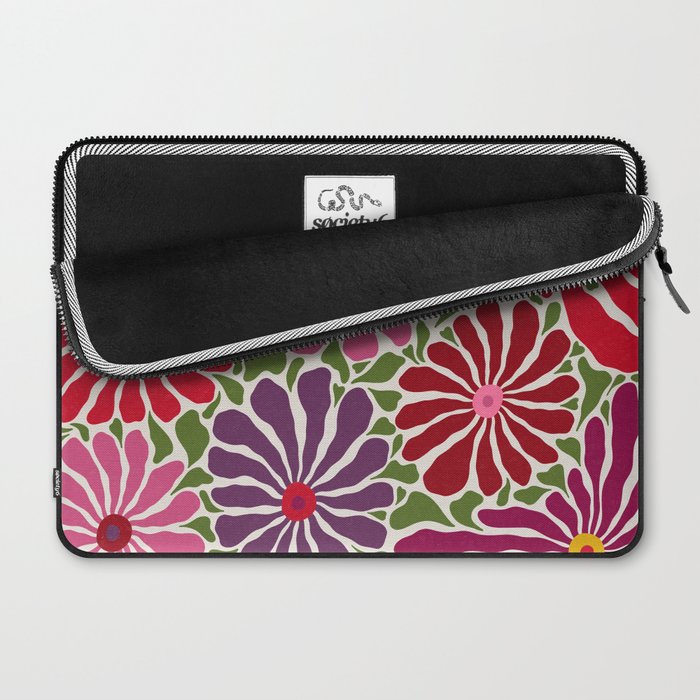 Lazy Florals #3 Laptop Sleeve Gallery Image 2