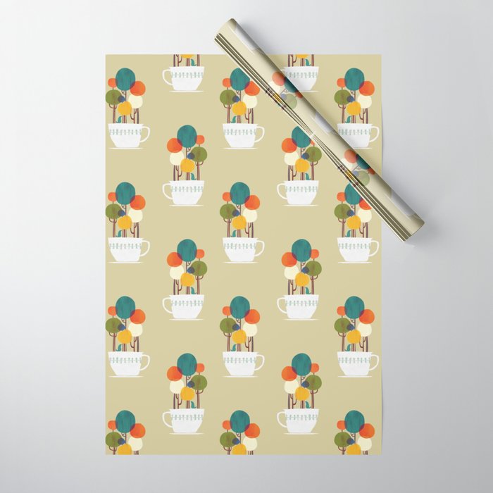 Life in a cup Wrapping Paper Gallery Image 1