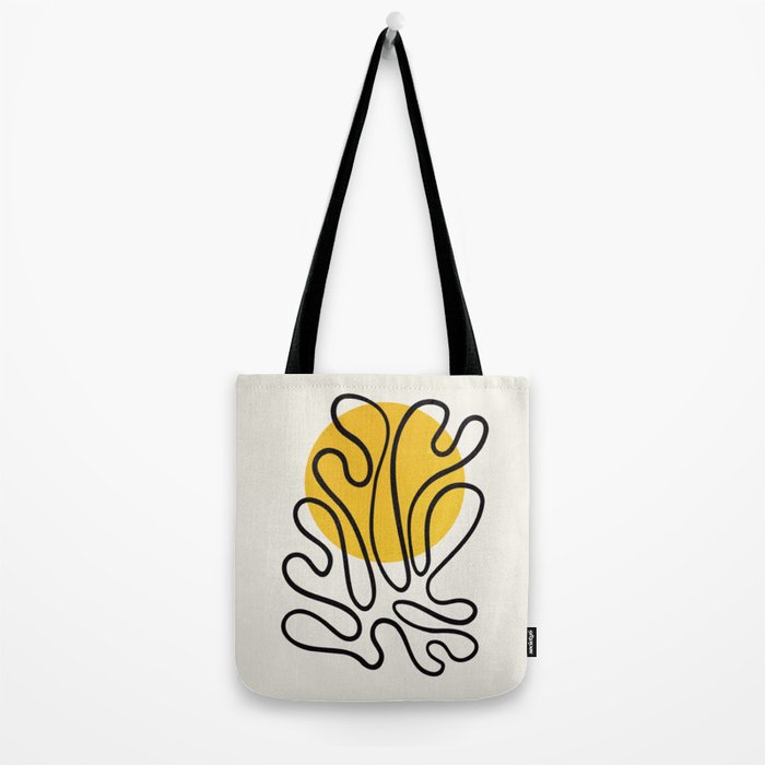 Sun Leaf: Matisse Edition | Mid Century Series Tote Bag Gallery Image 2