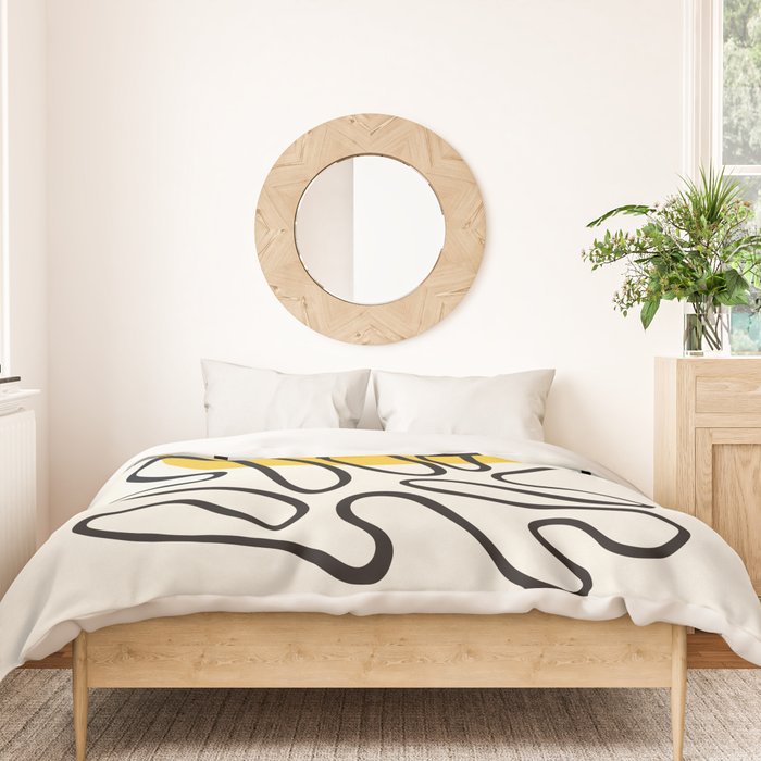 Sun Leaf: Matisse Edition | Mid Century Series Duvet Cover Gallery Image 3