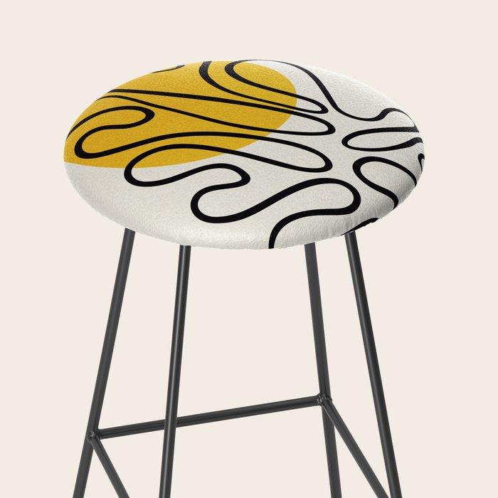 Sun Leaf: Matisse Edition | Mid Century Series Stool Gallery Image 2