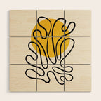 Sun Leaf: Matisse Edition | Mid Century Series Wood Wall Art Gallery Image 1