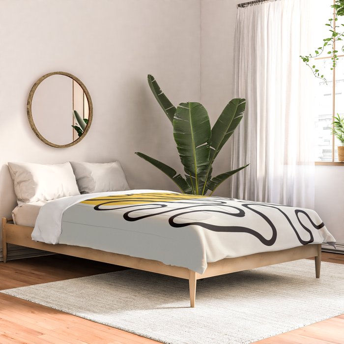Sun Leaf: Matisse Edition | Mid Century Series Comforter Gallery Image 2