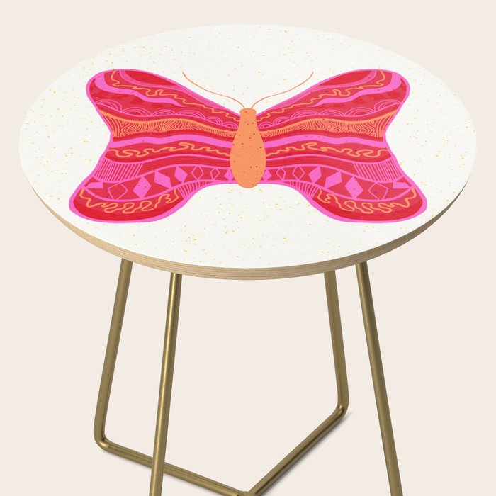 Psychedelic Butterfly Side Table Gallery Image 2