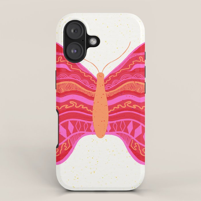 Psychedelic Butterfly iPhone Case Gallery Image 1